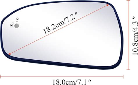 Espejo Lateral Del Conductor Compatible Con Ford Fusion