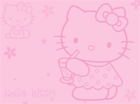 Hello Kitty Pink Glitter Background