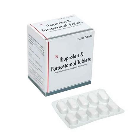 Ibuprofen Paracetamol Tablets At Rs 1500 Box In New Delhi ID