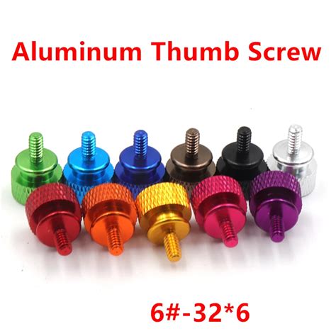 Pcs Lot Thumbscrews Aluminum Step Thumb Screw Computer Case