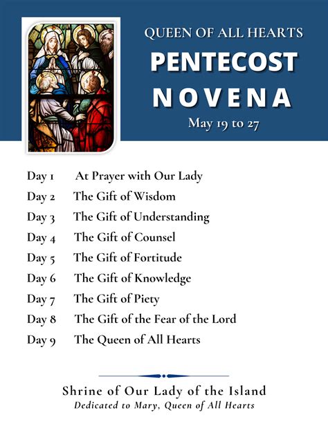 Pentecost Novena — Shrine Of Our Lady Of The Island