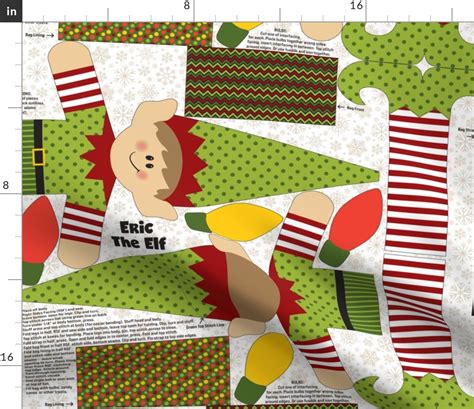 Eric The Elf Fabric Spoonflower