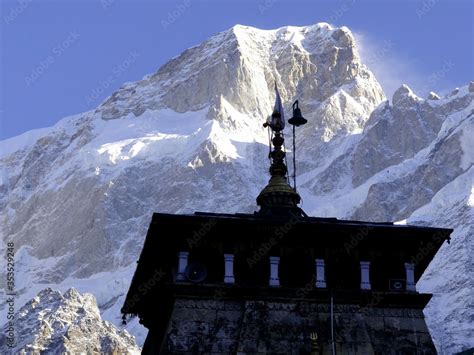 Kedarnath Temple is a Hindu temple dedicated to Lord Shiva. Stock Photo ...