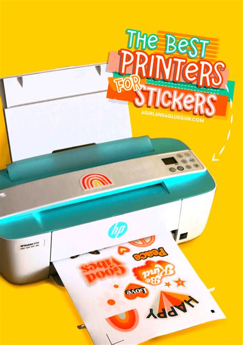 The Best printer for Stickers - A girl and a glue gun