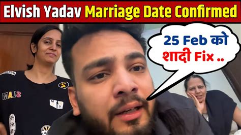 Elvish Yadav Revelaed His Marriage Date Elvish Yadav Shaadi Date