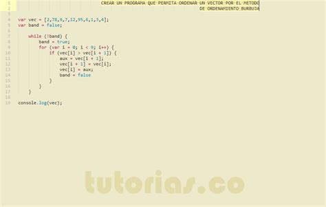 Ciclo While Javascript Ordenamiento Burbuja Tutorias Co