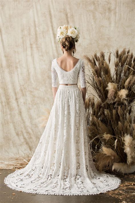 Bridal Separates Boho Crochet Dress Dreamers And Lovers