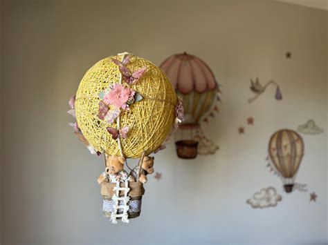 Hot Air Balloon Lights For Nursery Room Decor Baby Shower Gift Etsy
