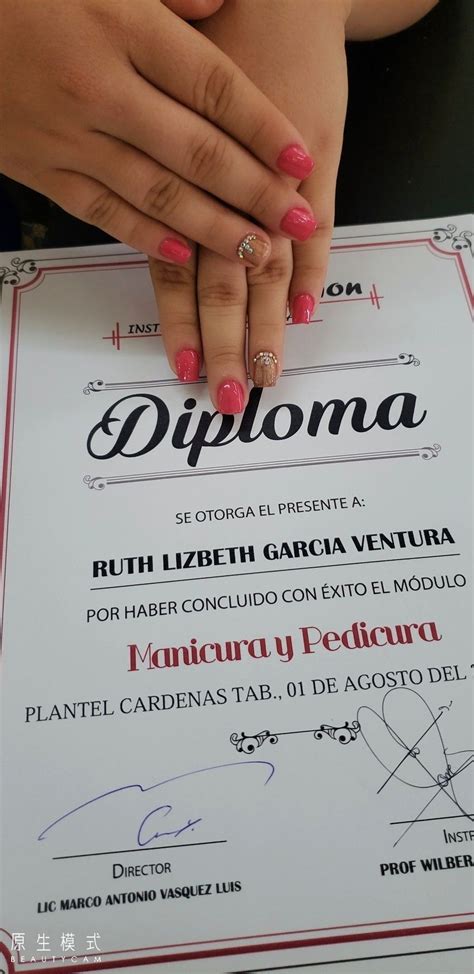 Diploma Manicure Y Pedicure Pedicura Manicura