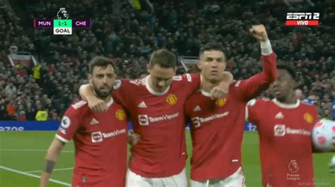 Cristiano Ronaldo Control Y Golazo Para Empate En Manchester United Vs