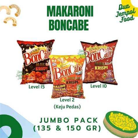 Jual Boncabe Makaroni Krispi Gr Jumbo Level Keju Pedas