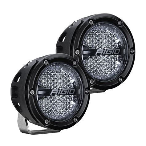 Rigid Industries 360 Series 4 Round Led Lights Quadratec