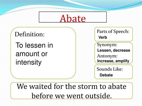 PPT - Abate PowerPoint Presentation, free download - ID:2416677