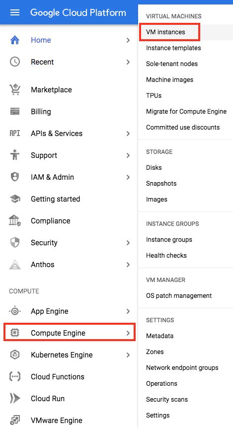 Gcp Creating An Instance