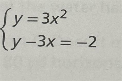 Solved Y 3x2y 3x 2