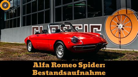 Alfa Romeo Spider Rundheck Restauration Bestandsaufnahme Classic