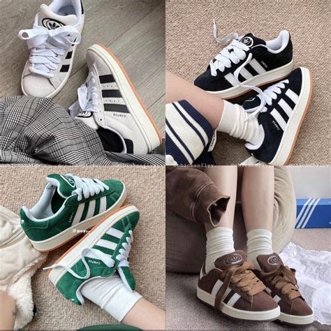 Giày Thể Thao Adidas Campus 00s các màu Phong Cách Vintage Dạo Phố Phù