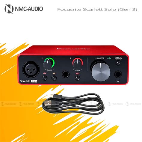 Mua Focusrite Scarlett Solo Gen Sound Card Thu M Chuy N Nghi P Cho