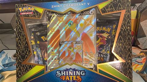 Pokemon Shining Fates Shiny Cramorant V Box Opening Youtube