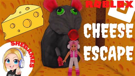 I Got Chased By A Giant Rat Cheese Escape Roblox Youtube