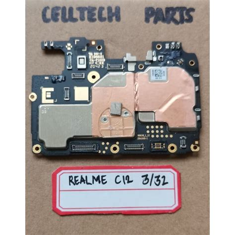 REALME C12 3 32 MOTHERBOARD LOGIC BOARD 100 ORIGINAL PLUG AND PLAY