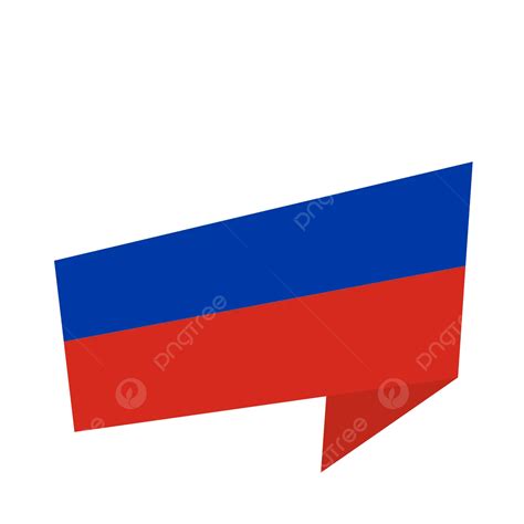 Russia Flag With Banner Style Vector Russia Flag With Banner Russia