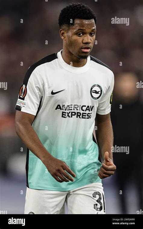 Brighton And Hove Albion S Spanish Forward Ansu Fati Looks During Uefa