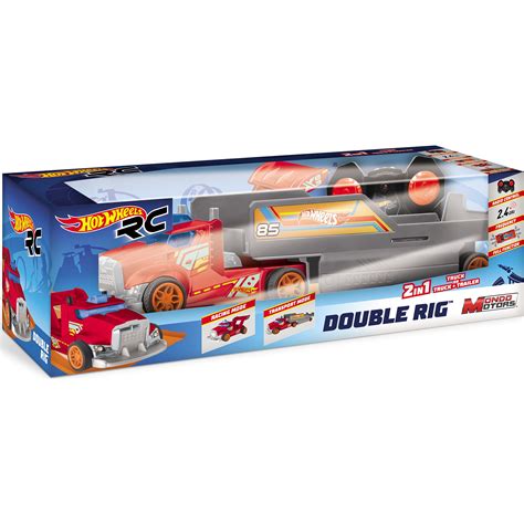Камион Hot Wheels RC in Състезателен камион и камион с ремарке eMAG bg