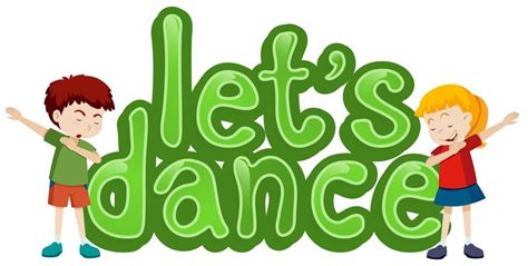 Let S Dance Symbol Template 296136 Vector Art At Vecteezy