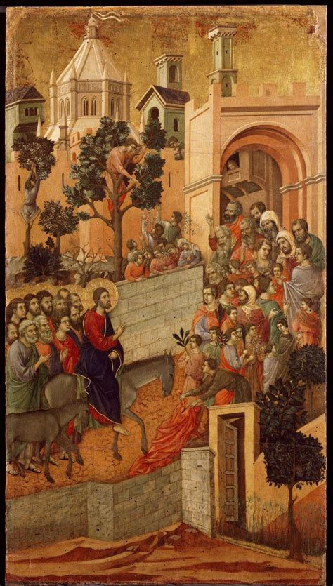 Maestà Entrée à Jérusalem Duccio Di Buoninsegna