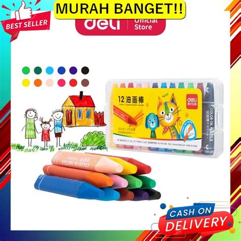 Jual Crayon Set Isi Pcs Spidol Pensil Warna Cat Air Alat Lukis Murah