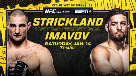 UFC on ESPN+ 75 live results: Sean Strickland vs. Nassourdine Imavov