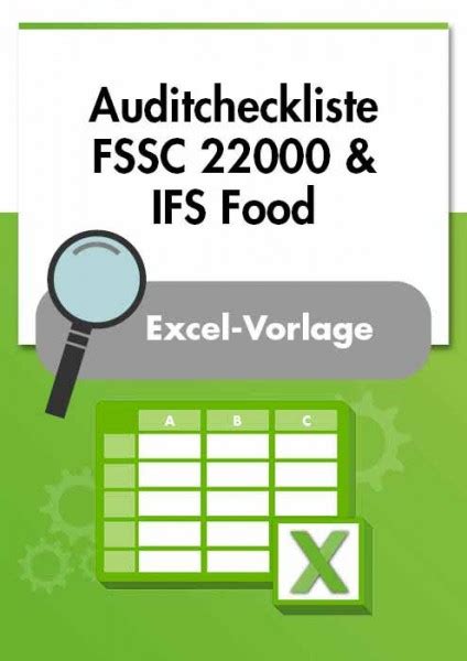 IFS Food Audit Checkliste FSSC 22000 Forderungsvergleich IFS Standard