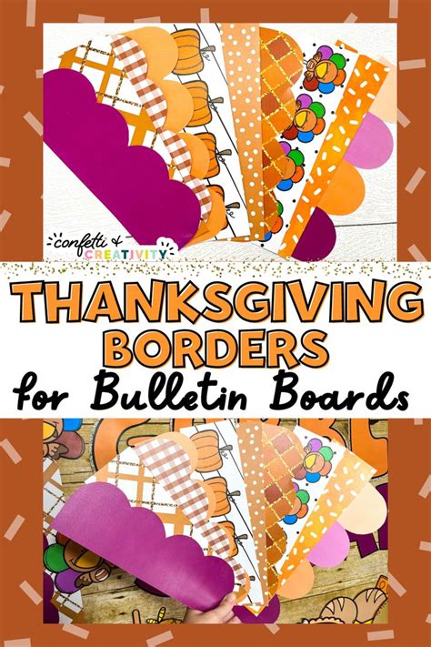 Thanksgiving Borders For Bulletin Boards With The Title