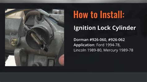 Ignition Lock Cylinder Repair