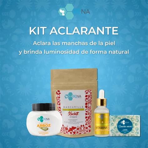 Kit Aclarante Serum Crema Arroz Concha Nacar Mascarilla Bena Env O Gratis