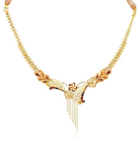 Buy Senco Gold K Yellow Gold Chain Necklace At Amazon In