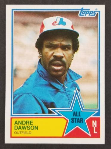 Andre Dawson Topps All Star Baseball Card Nm Ebay