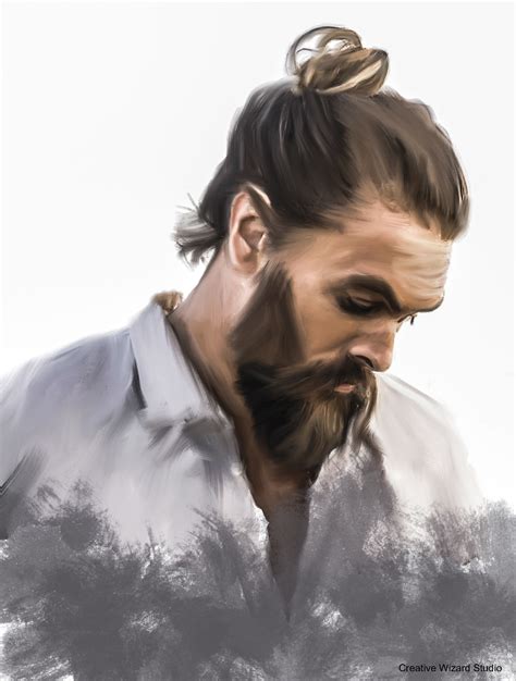 Realistic Art Of Jason Momoa | Jason momoa, Digital painting, Realistic art