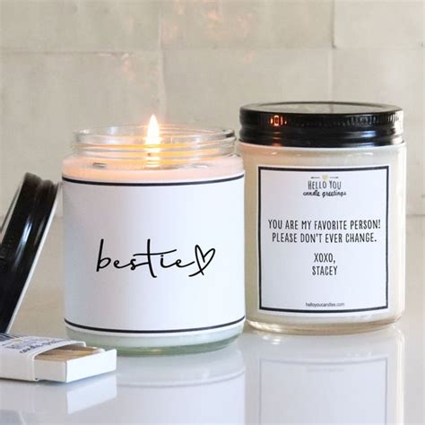 Bestie Candle T Bestie Scented Candle Best Friend T Etsy