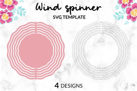 Wind Spinner Template Sublimation Bundle Graphic By Katine Design