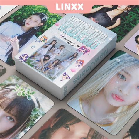 Linxx 55 Pcs Newjeans Receba Álbum Lomo Card Kpop Photocards Série Cartões Postais Shopee Brasil