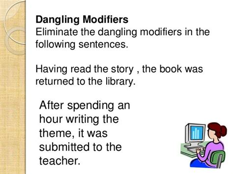 Dangling Modifiers