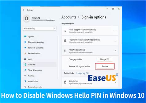 How To Disable Windows Hello Pin In Windows