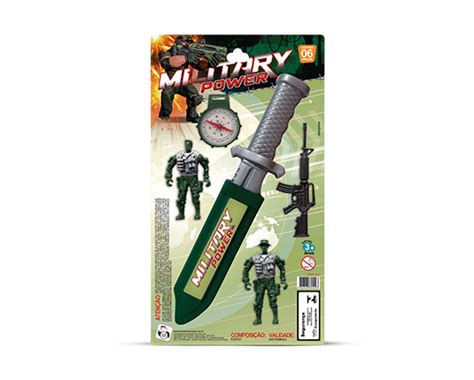 Military Power Mod Pequeno Brinquedos Pica Pau