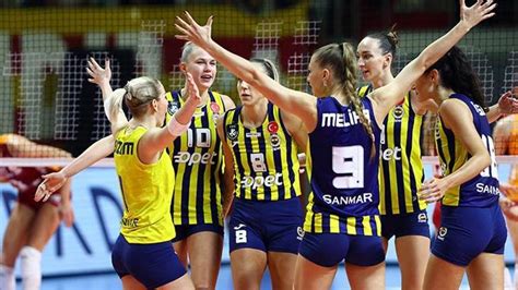 Fenerbah E Opet Galatasaray Hdi Sigorta Ya Set Vermedi Voleybol Spor