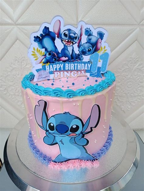 Stitch Cake Design In 2022 Stitch Cake Cute Birthday Cakes Birthday