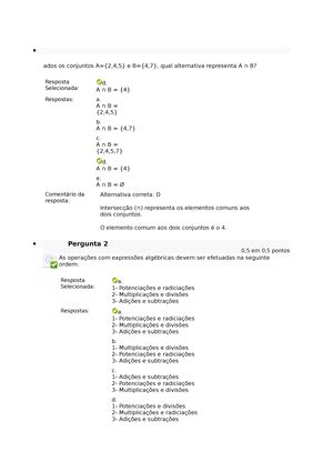 Solved Analise As Asseres Que Seguem I A Funo Fx X Uma Funo Crescente