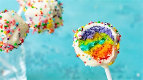 Rainbow Cake Pop Recipe