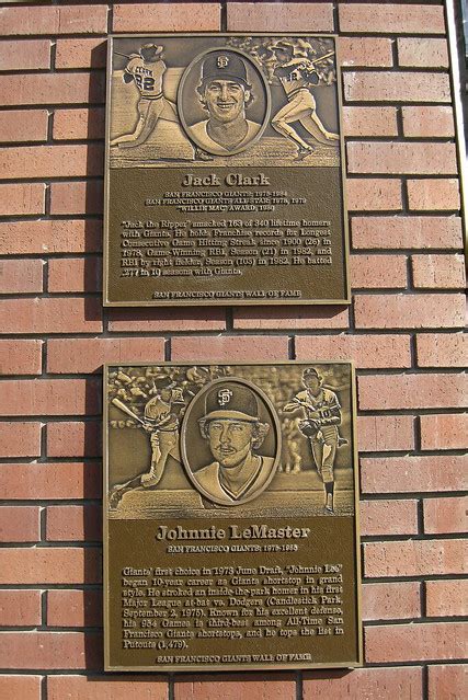 San Francisco AT T Park San Francisco Giants Wall Of Fame Jack